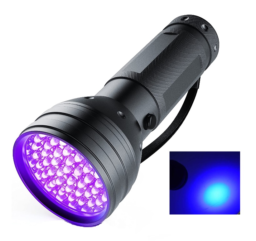 .Lampe de poche UV (ultraviolet) avec 51LEDs (Art. 20-7041)